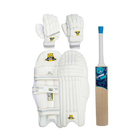 Bat, Pads and Gloves Bundle (Bag Optional)