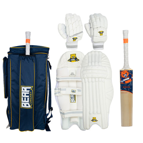 Junior Bat, Pads and Gloves Bundle (Bag Optional)