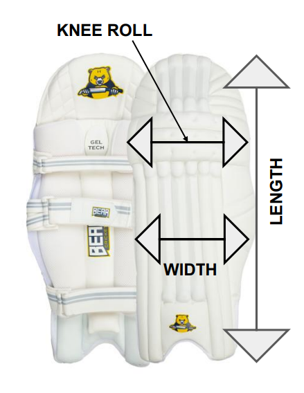 Batting pad size guide