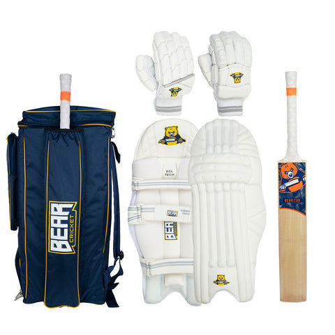Junior Bat, Pads and Gloves Bundle (Bag Optional)