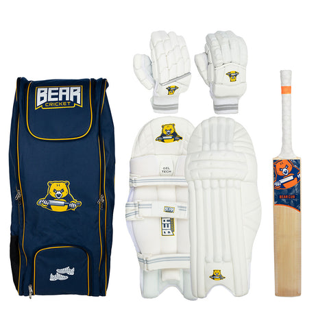 Junior Bat, Pads and Gloves Bundle (Bag Optional)