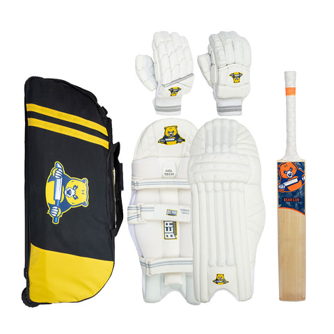 Junior Bat, Pads and Gloves Bundle (Bag Optional)