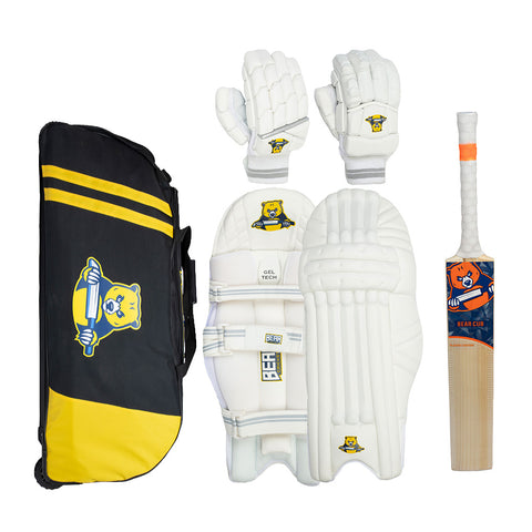 Junior Bat, Pads and Gloves Bundle (Bag Optional)